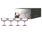 Set of 4 Tempa 300mL Esme Cocktail Glasses - Blush