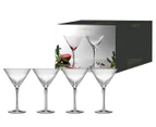 Set of 4 Tempa 320mL Esme Martini Glasses - Clear