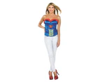 Supergirl Adult Corset  SIZE:Small