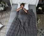 Daniel Brighton Weighted Blanket - Charcoal 2