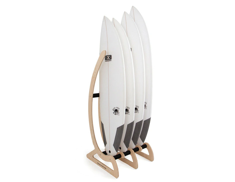 Timber Surfing Rack Free Standing Surfboard Rax From Ocean & Earth