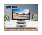 Artiss TV Cabinet Entertainment Unit Stand High Gloss 160CM Lowline White