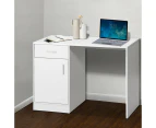 Artiss Computer Desk Drawer Cabinet White 100CM