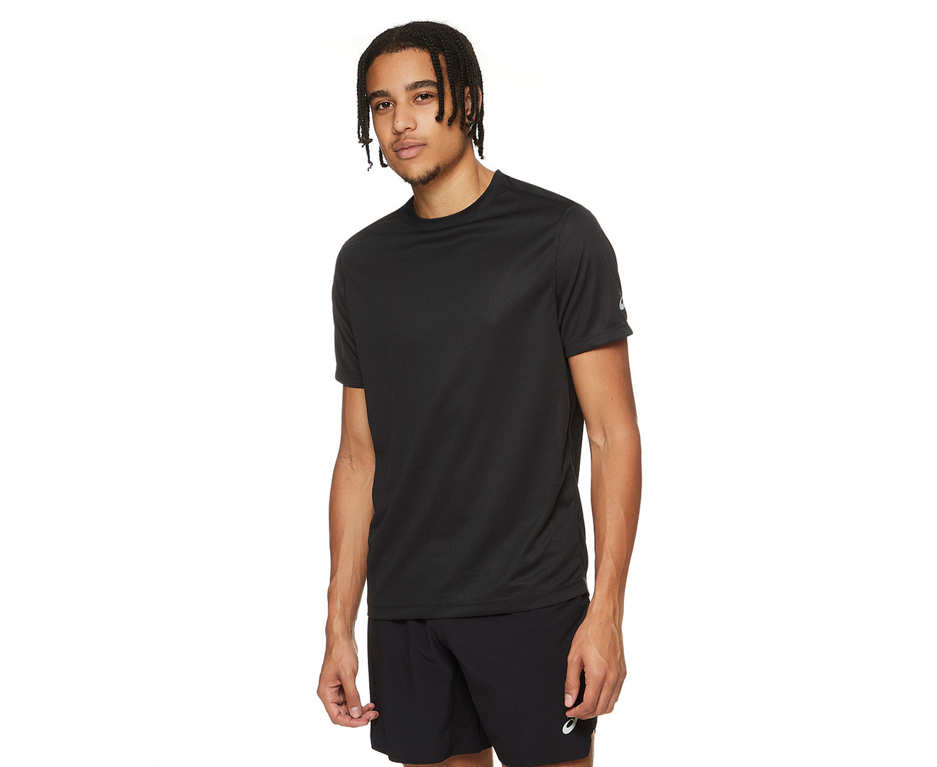 ASICS Men's Core Ready-Set II Short Sleeve - Performance Black | Catch ...