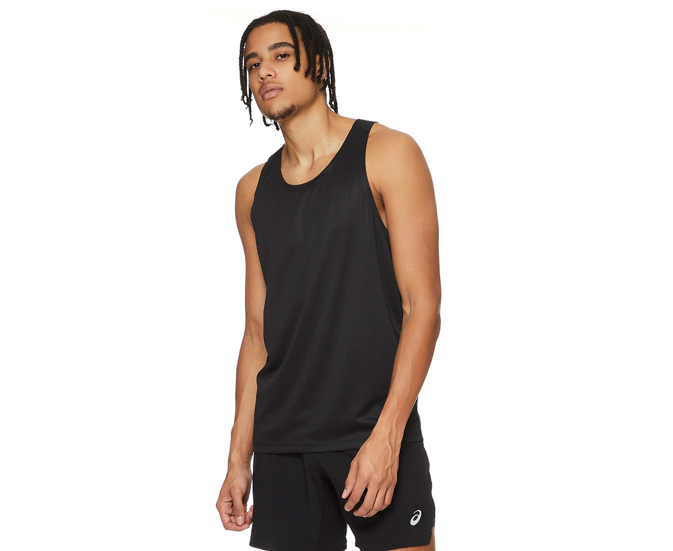 ASICS Men's Core Ready-Set II Singlet - Performance Black | Catch.co.nz