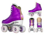 Crazy Skates Disco GLAM Roller Skates - Purple Glitter