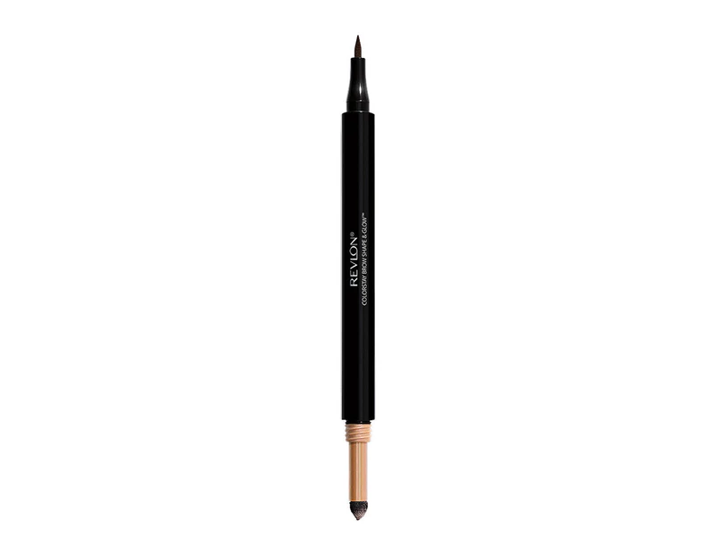 Revlon Colorstay Brow Shape & Glow Brow Marker 0.6ml & Highlighter 0.23g 250 Soft Black