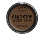 Nyx Professional Nyx Can't Stop Wont Stop Powder Foundation 10.7g Cswspf22 Deep