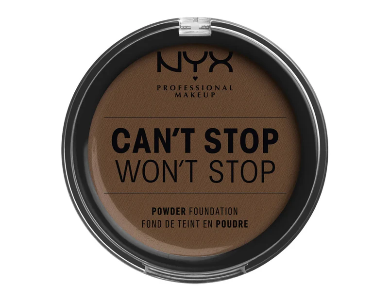 Nyx Professional Nyx Can't Stop Wont Stop Powder Foundation 10.7g Cswspf22 Deep