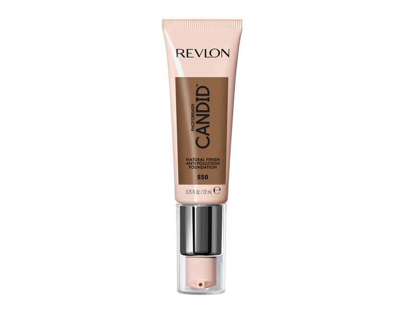 Revlon Photoready Candid Natural Finish Anti Pollution Foundation 22ml 550 Mocha