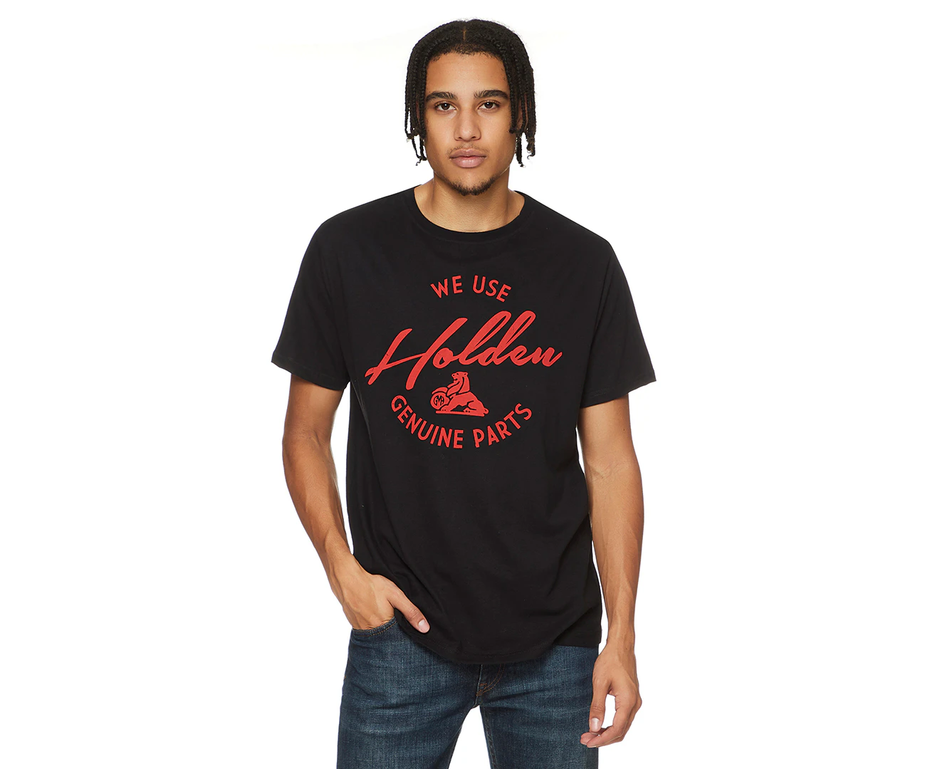 Holden Men's Heritage Logo Tee / T-Shirt / Tshirt - Black