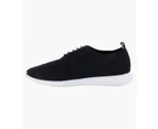 Florsheim Nina Women's Wingtip Sneaker Shoes - BLACK