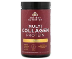 Dr. Axe / Ancient Nutrition, Multi Collagen Protein, Gut Restore, Natural Lemon Ginger, 10.3 oz (292 g)