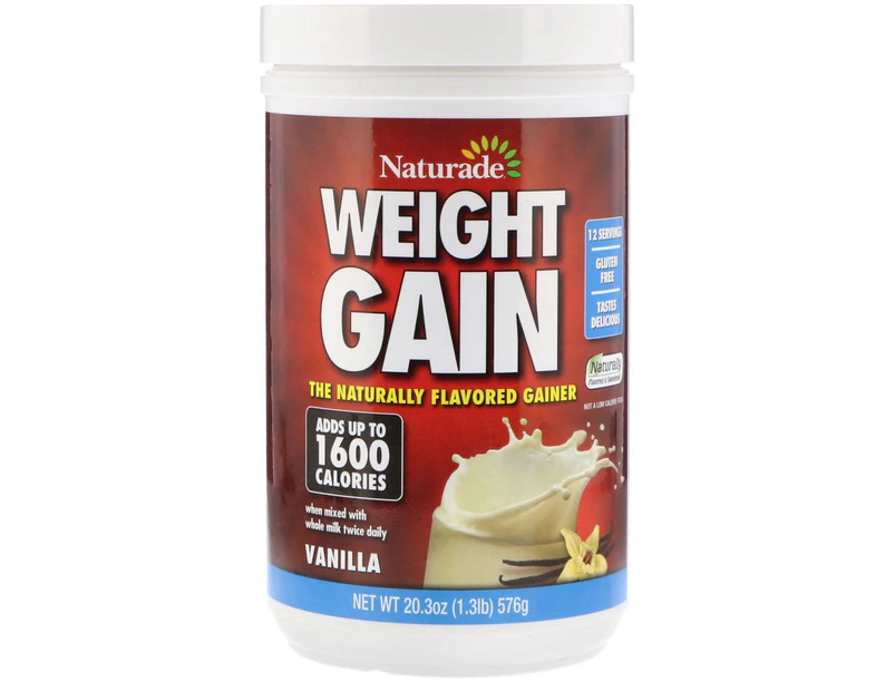 Naturade, Weight Gain, Vanilla, 1.3 lbs (576 g)
