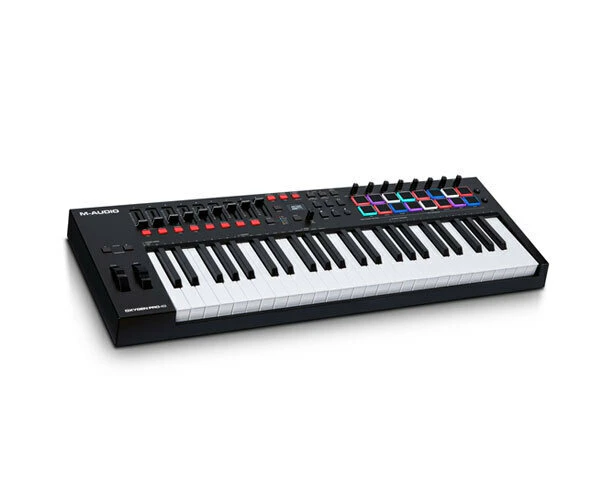 M-Audio Oxygen Pro 49 USB 80cm Keyboard Controller Semi-Weighted 49-Key MIDI BLK