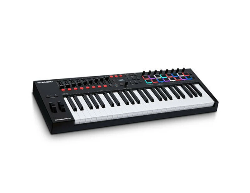 M-Audio Oxygen Pro 49 USB 80cm Keyboard Controller Semi-Weighted 49-Key MIDI BLK