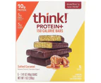 ThinkThin, Protein+ 150 Calorie Bars, Salted Caramel, 5 Bars, 1.41 oz (40 g) Each