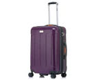 Jeep Miami 3 3-Piece Hardside Luggage/Suitcase Set - Eggplant