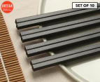 Ortega Kitchen Chopsticks 10-Pack - Black