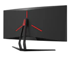 QSM 35" Curved UWQHD 21:9 Ultrawide 120Hz 6ms Gaming and Office Monitor (3440 × 1440)