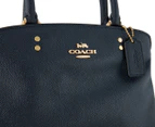Coach Mini Lillie Leather Carryall Bag - Midnight