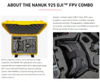 Nanuk 925 Case for DJI FPV Combo Drone (Silver)