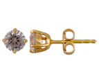Michael Kors Pavé Logo Necklace & Earrings Box Set - Gold