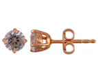 Michael Kors 14K Plated Pendant Necklace & Earrings Box Set - Rose Gold