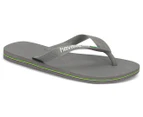 Havaianas Unisex Brasil Thongs - Steel Grey