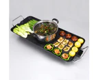 SOGA 2X Electric Steamboat Asian Hot Pot Soup Maker Fondue Teppanyaki Hotpot Grill