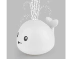 Whale Water Sprinkler Bath Toy - White