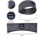 Wireless Bluetooth Musical Sleeping Exercising Headband - Gray