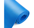 15mm Ecercise Mat Yoga Mat Non-slip Blue NBR Fitness Lose Weight Pad Health