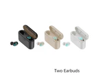 Wireless Bluetooth V5.0 HD Stereo Sound Quality Binaural TWS in Ear Headphone Earbuds with Portable Charging Box - Beige