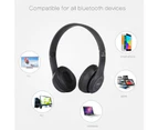 P47 Foldable Wireless Bluetooth Headphone with 3.5mm Audio Jack, Support MP3 / FM / Call (Black)