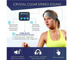 Rechargeable Musical Bluetooth Exercising or Sleeping Headband - 2 x Grey