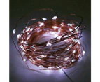 200LED Solar Powered String Fairy Light for Outdoor Decoration - White