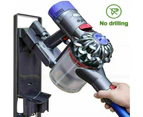 Freestanding Stick Vacuum Cleaner Stand Rack Holder For Dyson V6 V7 V8 V10 V11 V15 - Black