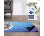 Non Slip Ultra Thin Yoga Mat 1mm For Advanced Users Eco-Friendly 178x61cm - Elephant Mandala