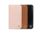 Moshi Overture  Vegan Leather Protective Folio Wallet Case For iPhone XS / X - Luna Pink