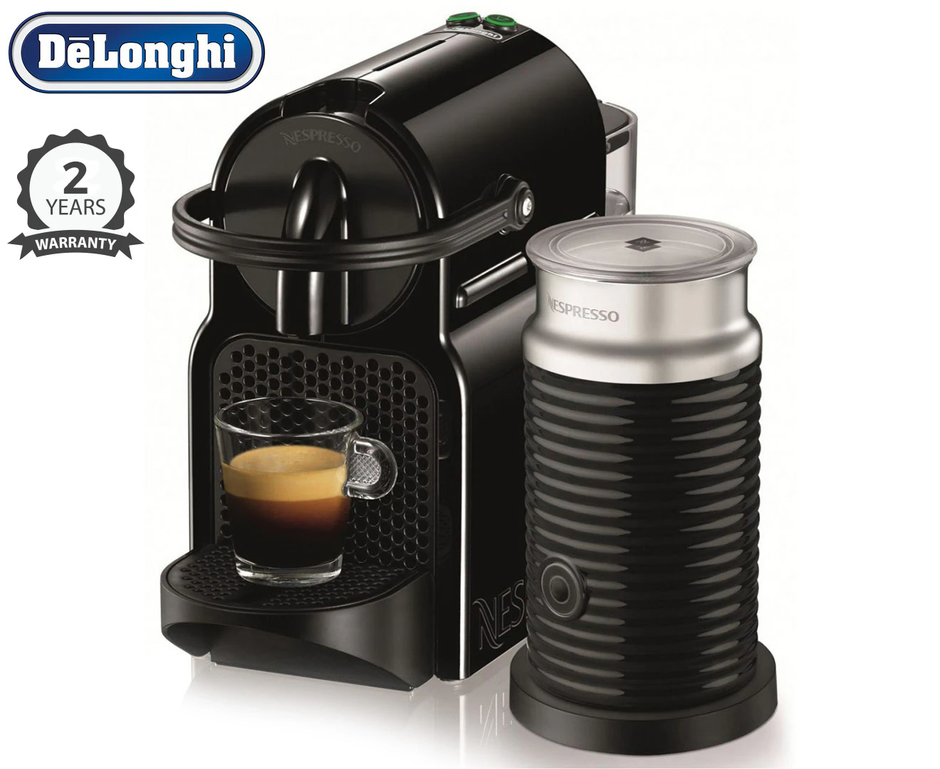 DeLonghi Nespresso Black Inissia Coffee Machine