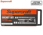 Supercraft 40-Piece 1/4" & 3/8" Drive Metric & Imperial Socket Set