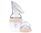 Haakaa Gen. 3 Silicone Breast Pump & Baby Bottle Set - Peach