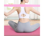 5Pcs Pilates Ring Yoga Exercise Ball Set with Resistance Band - Pink