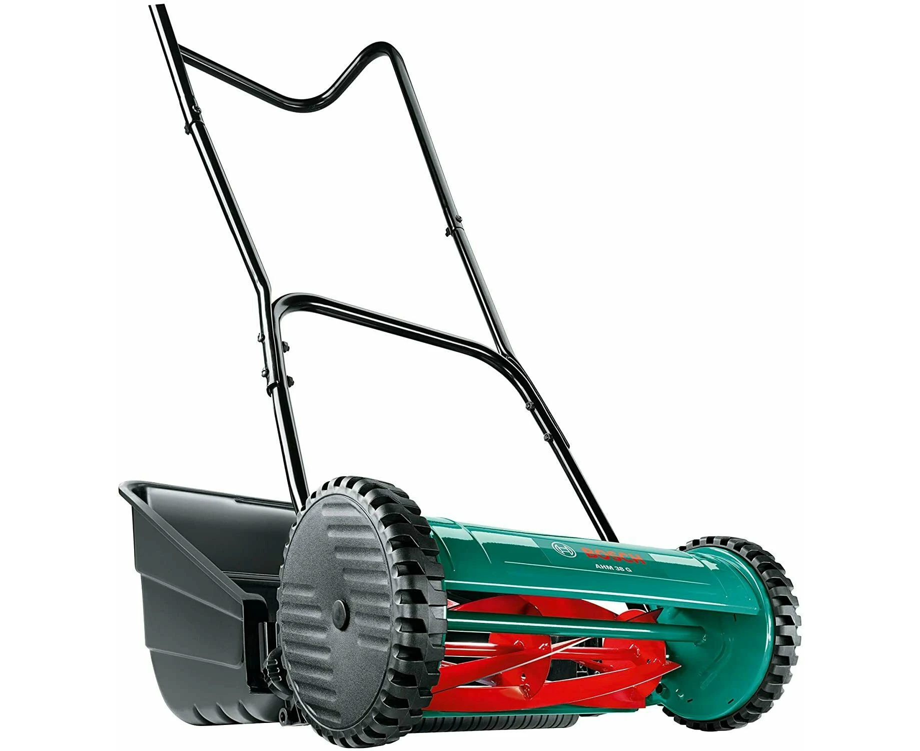 Bosch Manual Hand Push Lawn Mower AHM 38G + Catcher