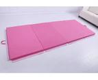 Value Combo Gymnastic Horizontal Bar Sports Junior Training Bar + Gym Mat (Pink Set)