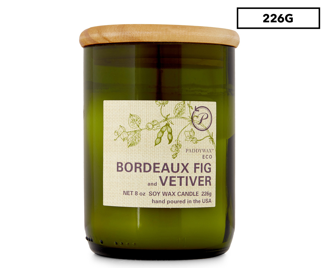 Eco 8 oz Candle - Bordeaux Fig + Vetiver – Paddywax
