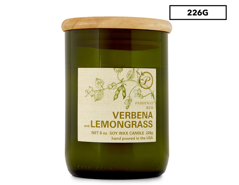 Paddywax Verbena & Lemongrass Eco Scented Candle 226g