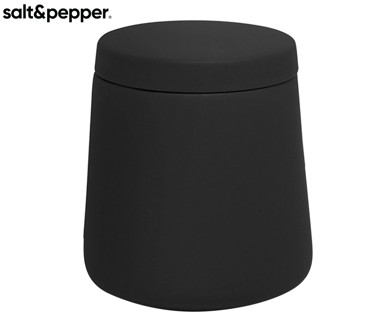 Salt & Pepper 10x11.5cm Lyon Tumbler w/ Lid - Black