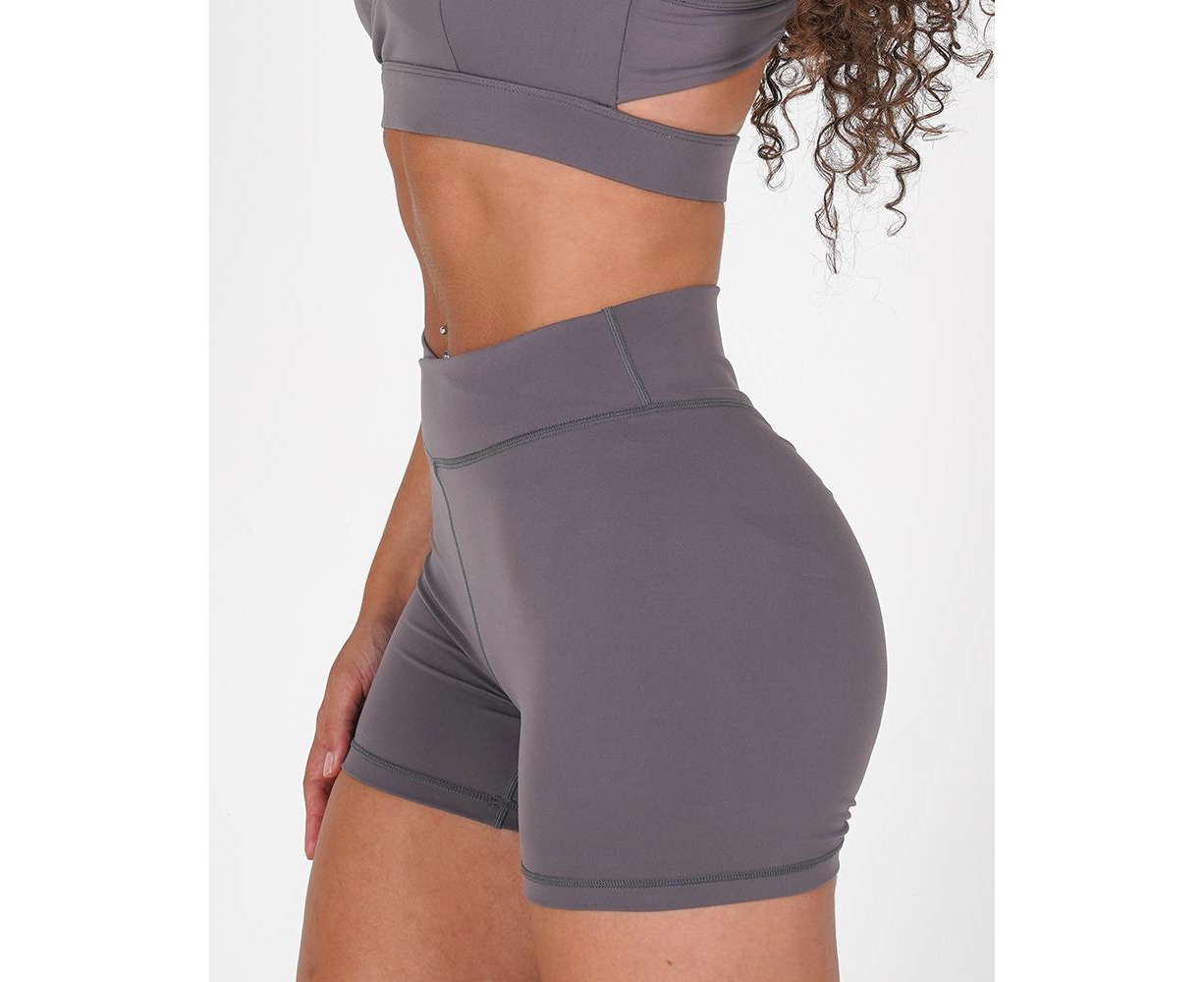 Define Shorts - Womens booty shorts - Almond – Strong Liftwear